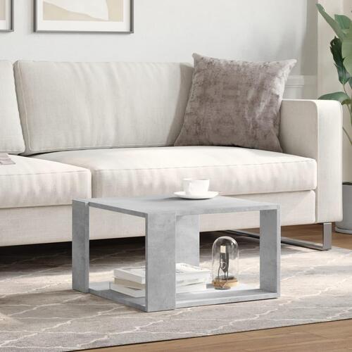 Sofabord 51,5x51,5x30 cm konstrueret træ betongrå