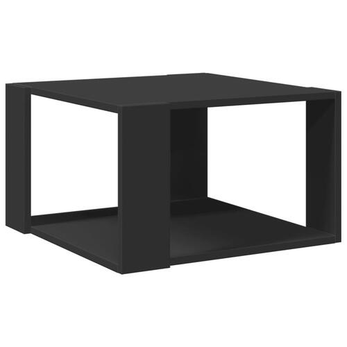 Sofabord 51,5x51,5x30 cm konstrueret træ sort