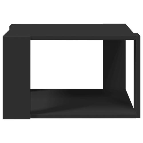 Sofabord 51,5x51,5x30 cm konstrueret træ sort