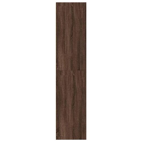 Højskab 50x41x185 cm konstrueret træ brun egetræsfarve