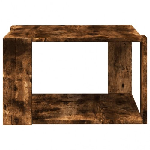 Sofabord i konstrueret træ - 51,5 × 51,5 × 30 cm, røget egetræsfarve