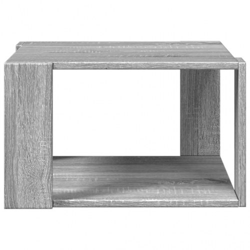 Sofabord i konstrueret træ - 51,5 × 51,5 × 30 cm, grå sonoma-eg