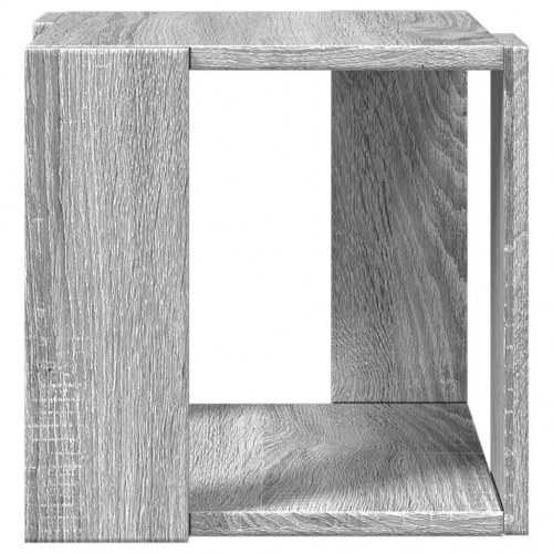 Sofabord 32 x 32 x 30 cm i konstrueret træ - grå sonoma-eg