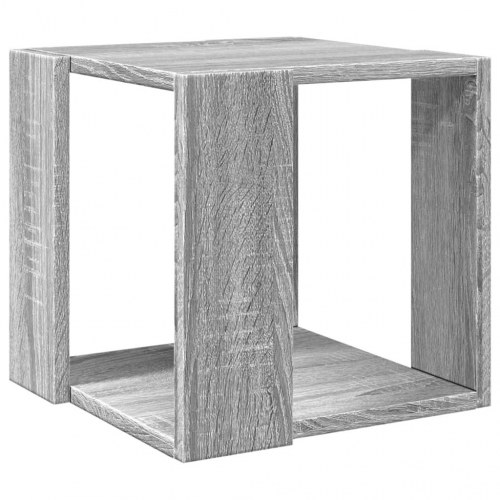 Sofabord 32 x 32 x 30 cm i konstrueret træ - grå sonoma-eg
