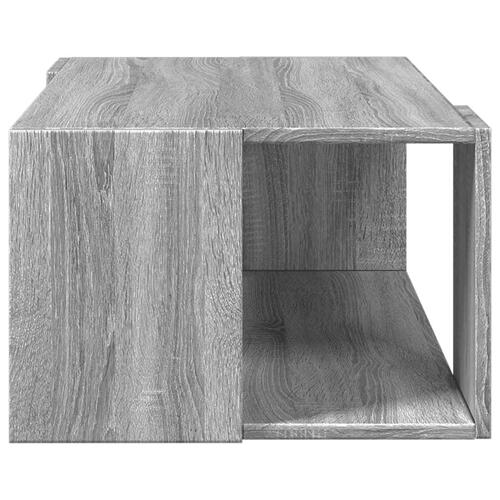 Sofabord 89,5x48x30 cm konstrueret træ grå sonoma-eg