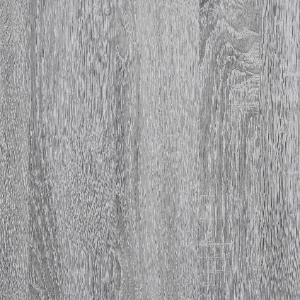 Sofabord 89,5x48x30 cm konstrueret træ grå sonoma-eg