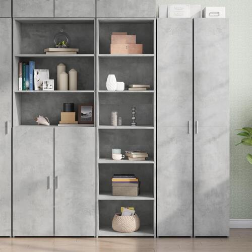 Højskab 50x41x185 cm konstrueret træ betongrå