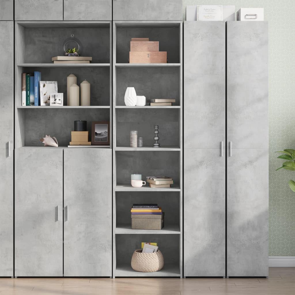 Højskab 50x41x185 cm konstrueret træ betongrå