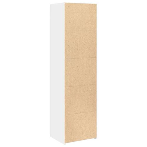 Højskab 50x41x185 cm konstrueret træ hvid