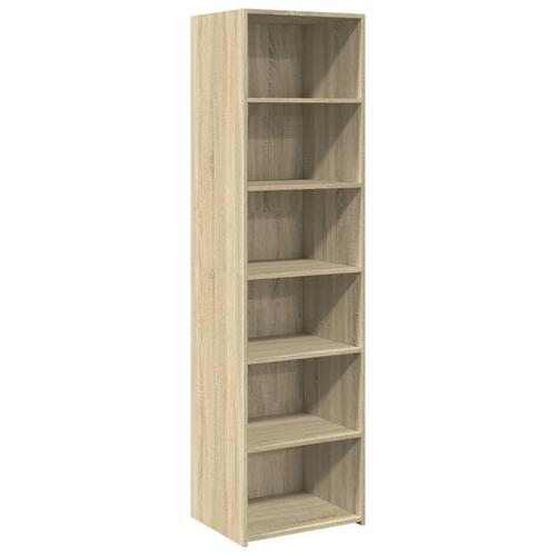 Højskab 50x41x185 cm konstrueret træ sonoma-eg