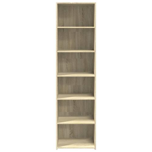 Højskab 50x41x185 cm konstrueret træ sonoma-eg