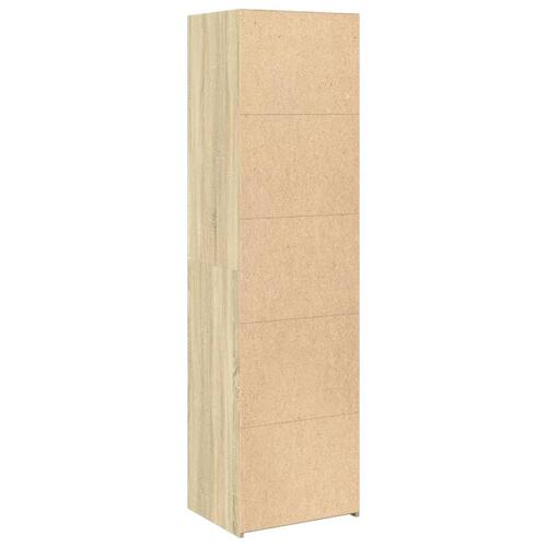 Højskab 50x41x185 cm konstrueret træ sonoma-eg