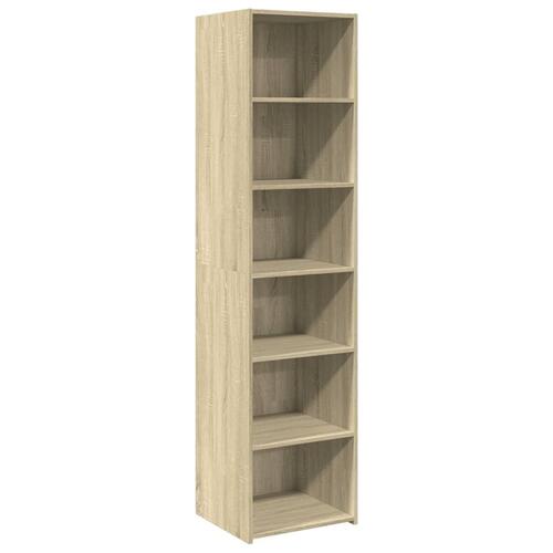 Reol 45x41x185 cm konstrueret træ sonoma-eg
