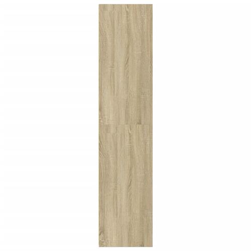 Reol 45x41x185 cm konstrueret træ sonoma-eg