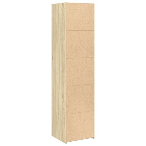 Reol 45x41x185 cm konstrueret træ sonoma-eg