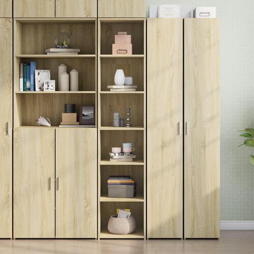 Højskab 40x41x185 cm konstrueret træ sonoma-eg