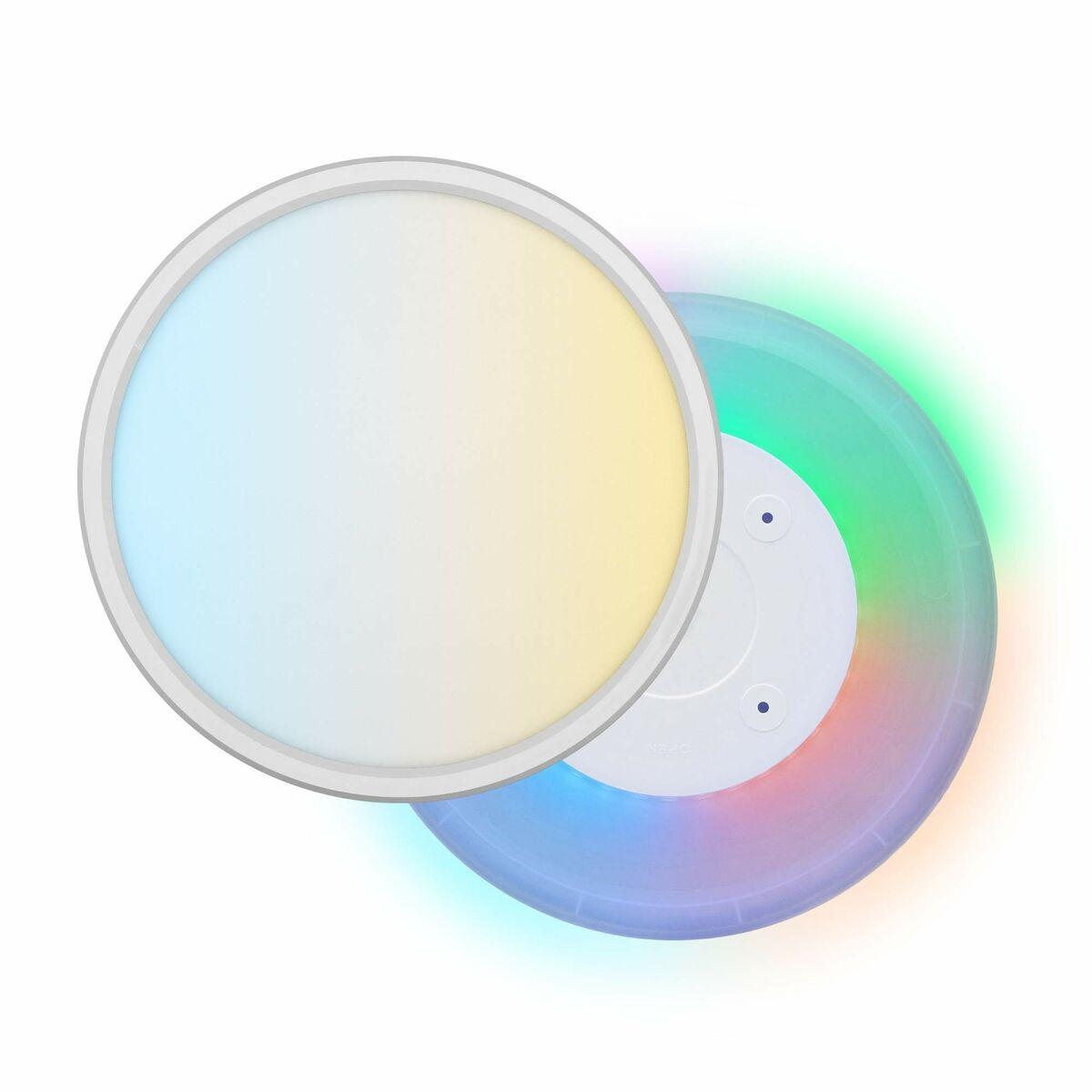 KSIX Loftslampe 24W - Ø 42 cm, RGB, hvid