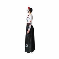 Kostume Skelet Mexicansk dame Multifarvet M/L