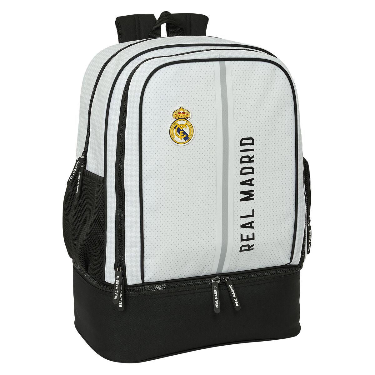 Sportsrygsæk Real Madrid C.F. 24/25 - Hvid/Grå - 35 × 50 × 24 cm billede
