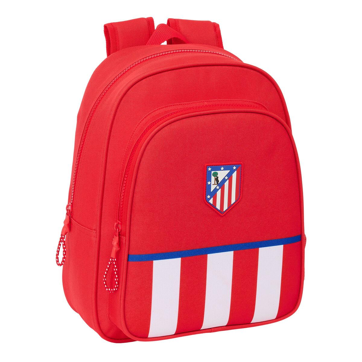 Skoletaske Atlético Madrid Rød 27 x 33 x 10 cm