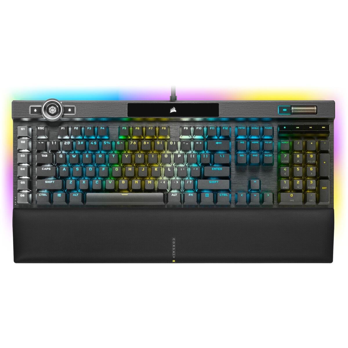 Gaming-tastatur Corsair K100 RGB Optical-Mechanical Gaming Spansk qwerty