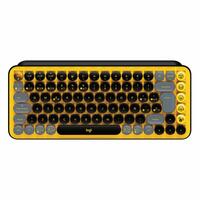 Trådløst tastatur Logitech 920-010728 Sort Gul Spansk qwerty