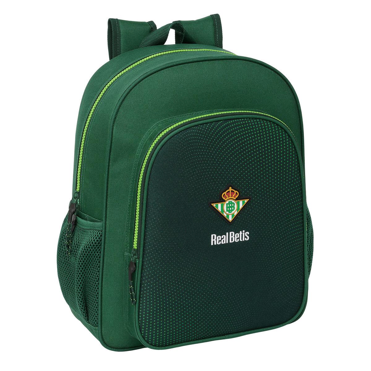 Skoletaske Real Betis Balompié - grøn 32 × 38 × 12 cm