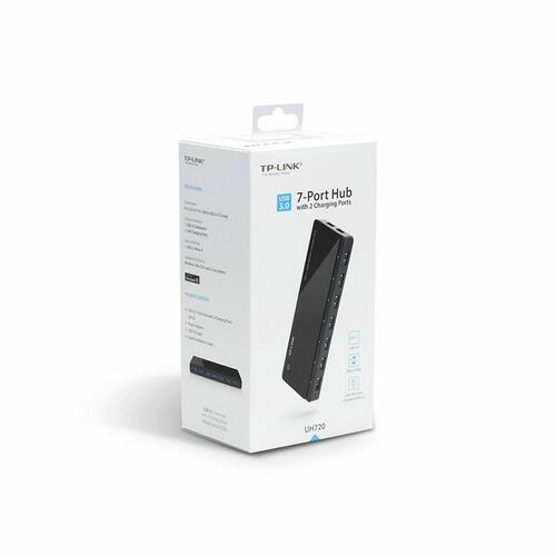 USB Hub TP-Link UH720 Sort