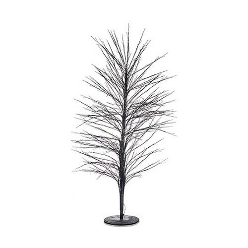 Juletræ 70 x 150 x 70 cm Sort Metal Fiberoptik