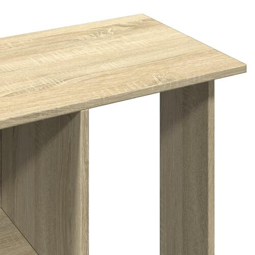 Klædeskab med hjul 102x38x110 cm konstrueret træ sonoma-eg