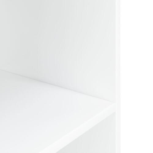Akvariebord 60,5x36x72,5 cm konstrueret træ hvid