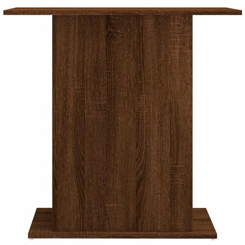 Akvariebord 75x36x72,5 cm konstrueret træ brun egetræsfarve