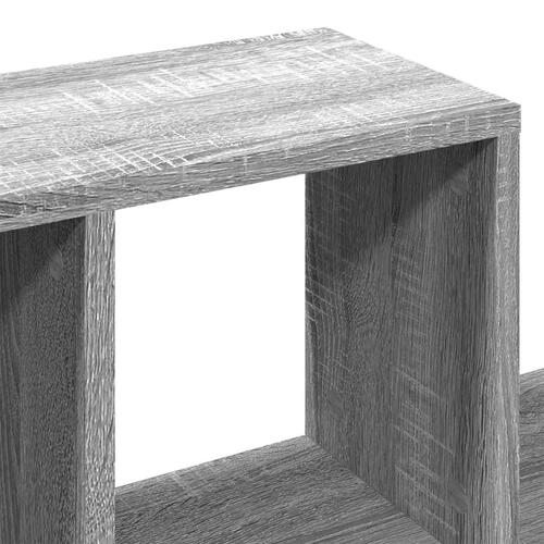Væghylde 100x20x53 cm konstrueret træ grå sonoma-eg