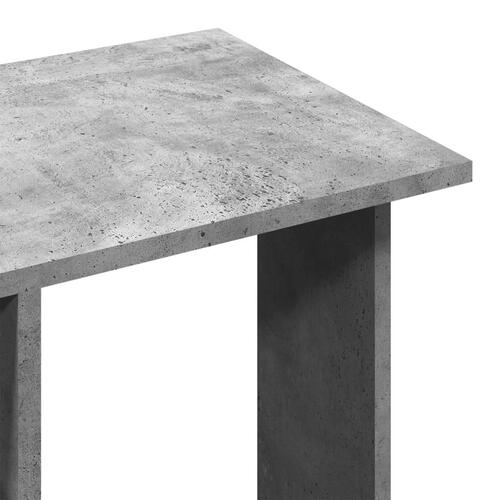 Klædeskab med hjul 102x38x110 cm konstrueret træ betongrå