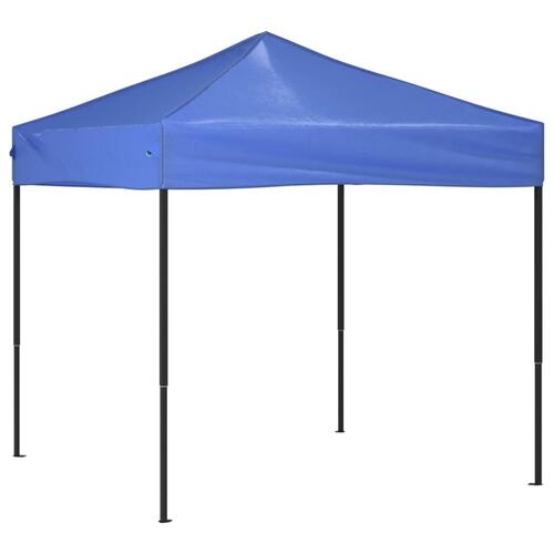 Foldbart festtelt 2x2 m blå