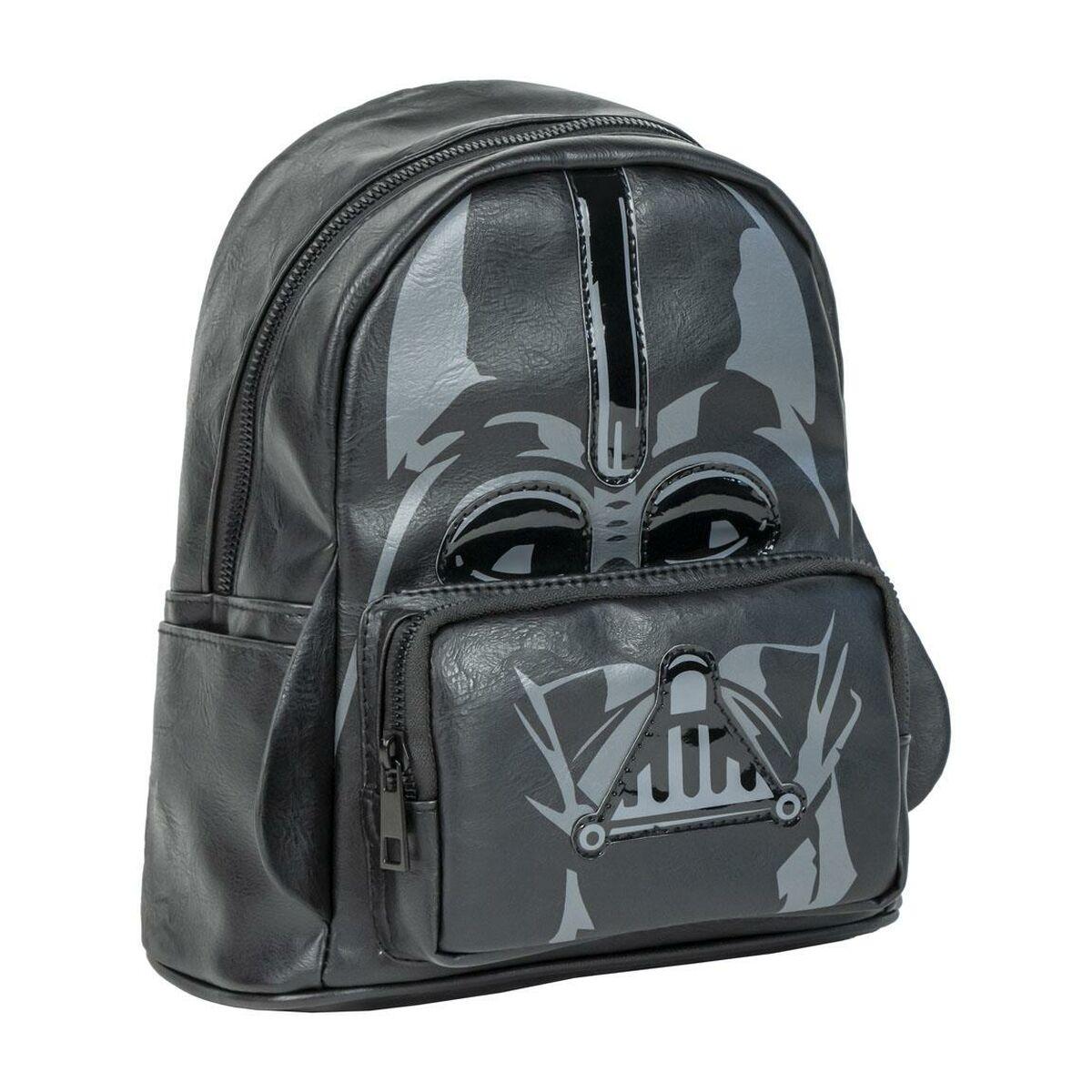 Skoletaske Star Wars Darth Vader Sort 15 x 25,5 x 23 cm