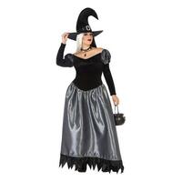 Kostume til voksne Heks Multifarvet (2 Dele) (2 enheder) (2 stk) XL