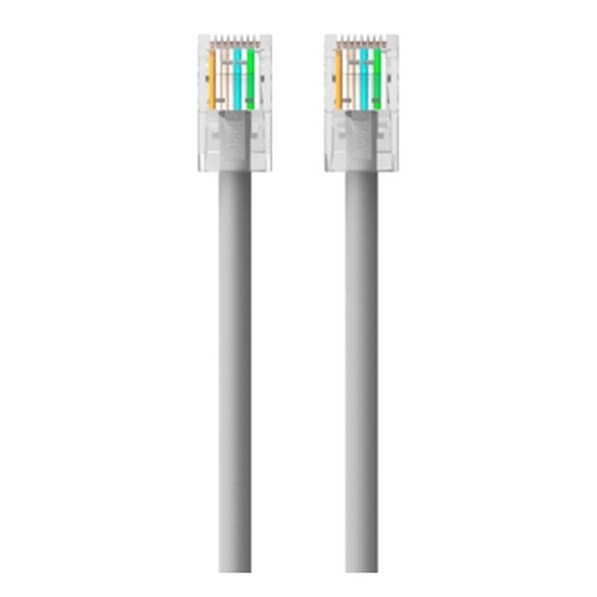 Kraftig beskyttelse til Ethernet-kabel Belkin RJ45-RJ45, Cat6, 1m Blå Sort Grå 1 m