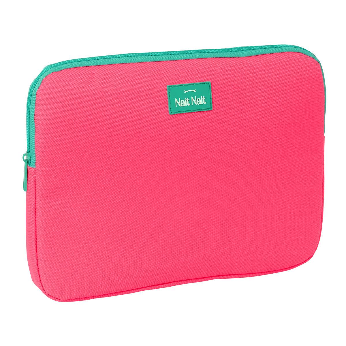 Nait Nait laptop cover - Rosa fluor pink, 34 × 25 × 2 cm (op til 14")