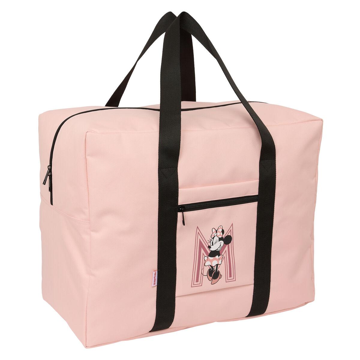 Minnie Mouse strandtaske - Blush Pink, 50 × 40 × 28 cm