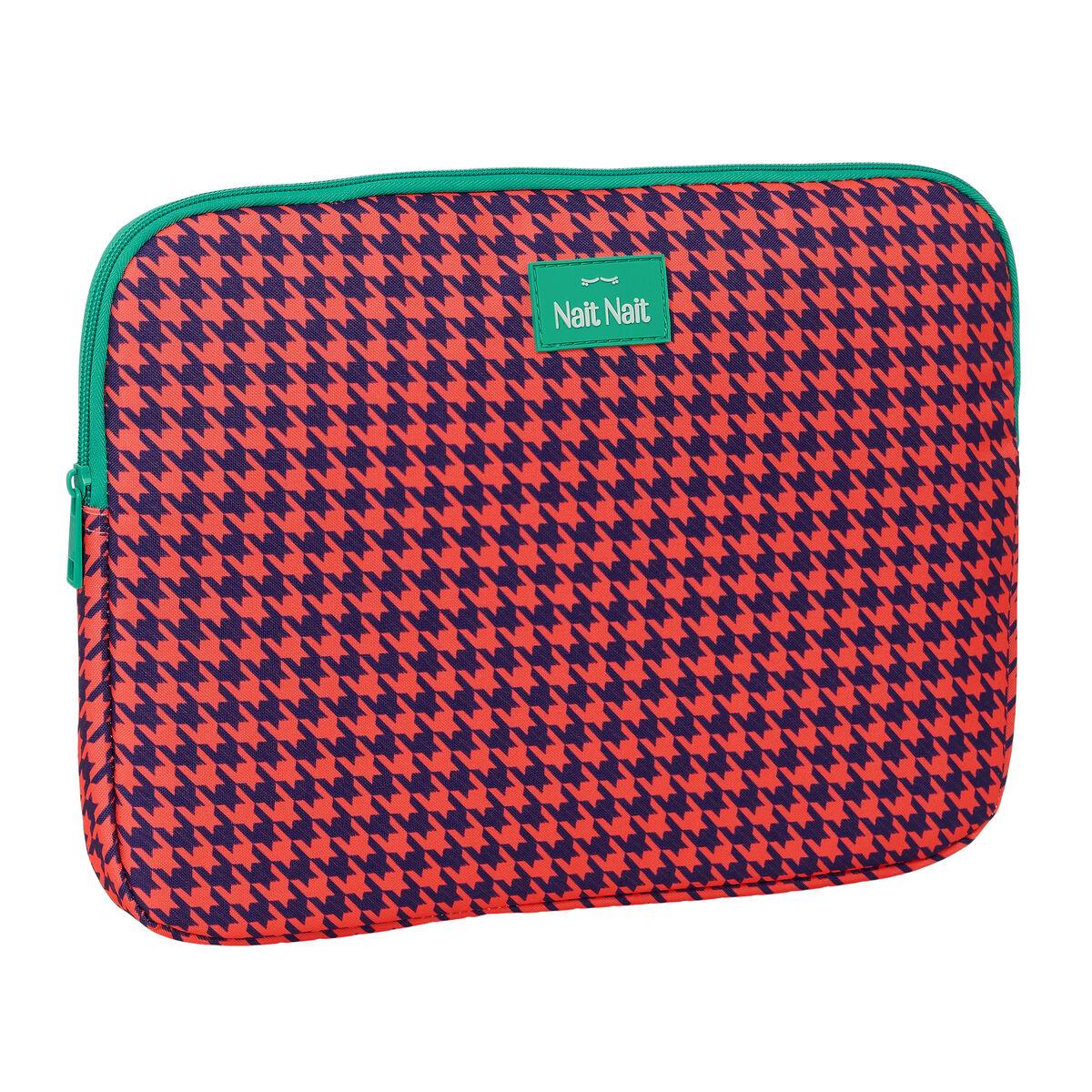 Nait Nait laptopcover - Pata de gallo, koral, 34 × 25 × 2 cm (op til 14")