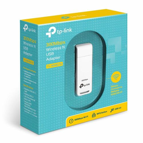 Netværksadapter TP-Link TL-WN821N Hvid 300 Mbit/s