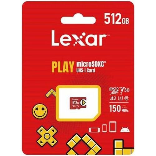 Mikro SD-kort Lexar LMSPLAY512G-BNNNG 512 GB