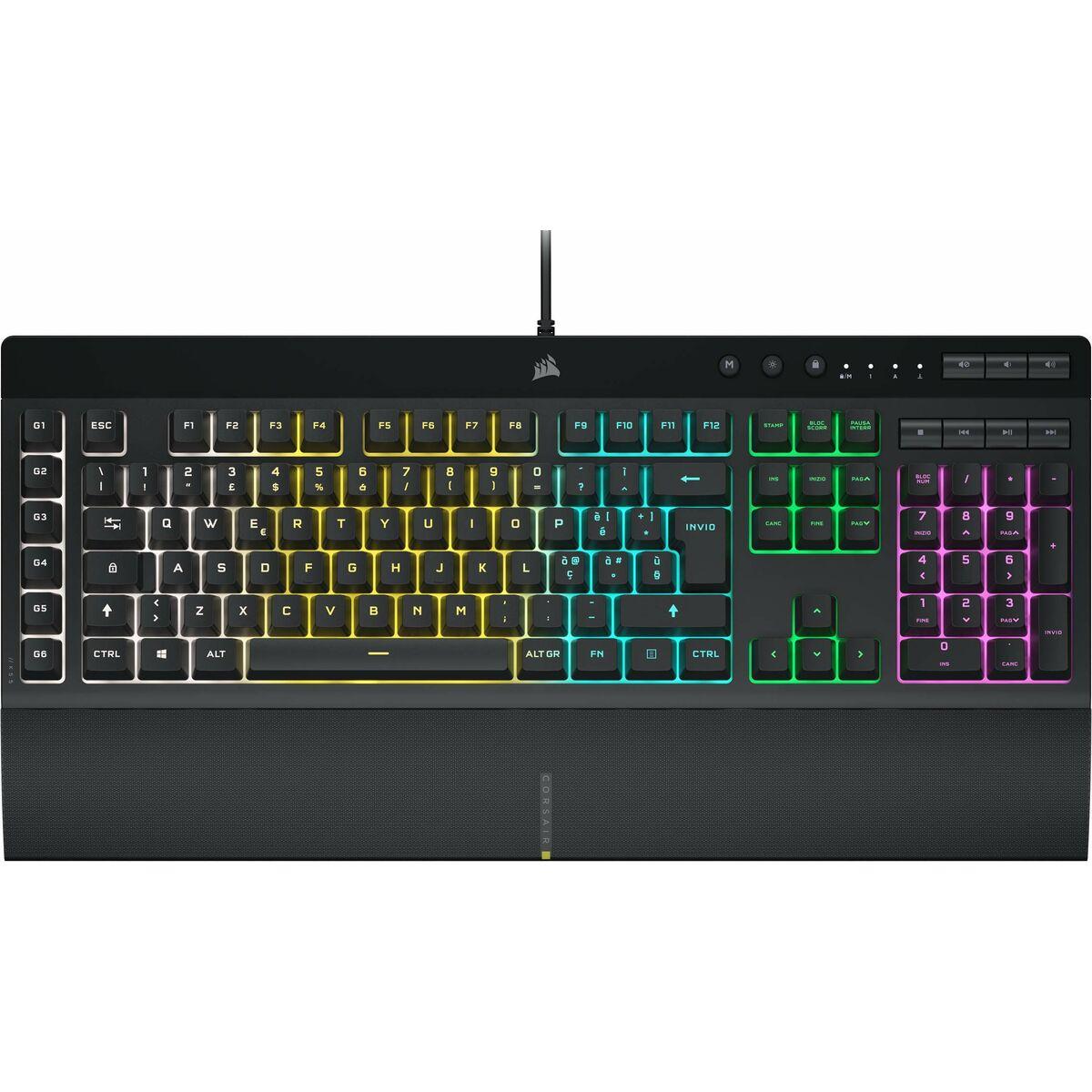 Tastatur Corsair K55 RGB PRO Spansk qwerty