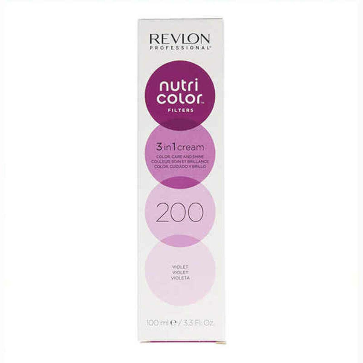 Permanent hårfarve - creme Nutri Color Filters Revlon Violet (100 ml)