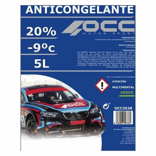 Frostvæske OCC Motorsport 20% Grøn (5 L)