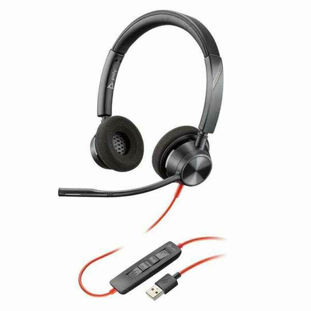 Hovedtelefoner Poly BW3320 USB-A Sort