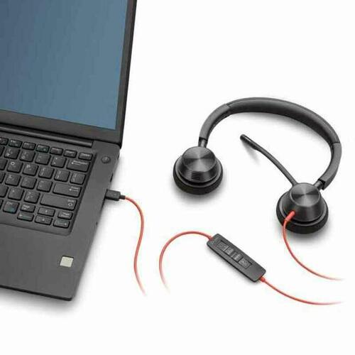 Hovedtelefoner Poly BW3320 USB-A Sort