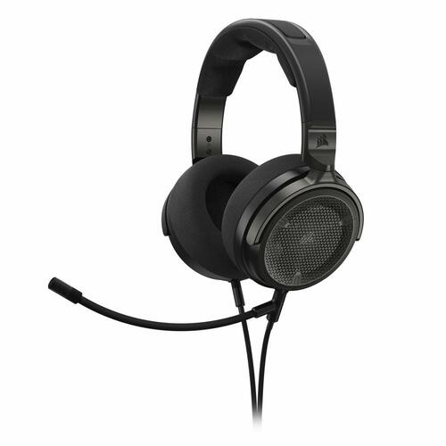 Hovedtelefoner med mikrofon Corsair Sort