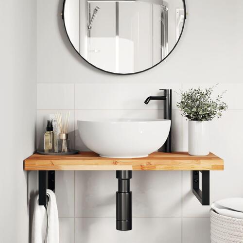 Bordplade 100x40x4 cm rektangulær massivt akacietræ